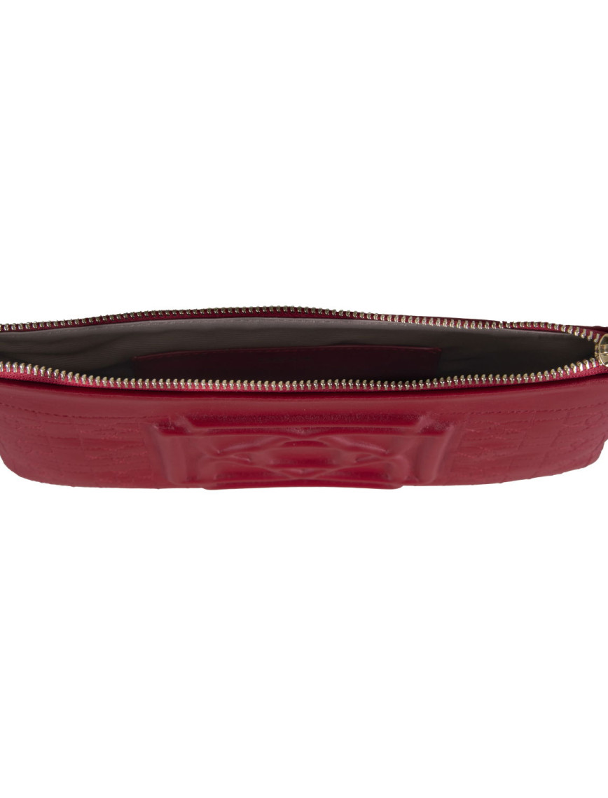 Vionya Kırmızı Nakışlı El Çantası Vionya Kırmızı Nakışlı El Çantası