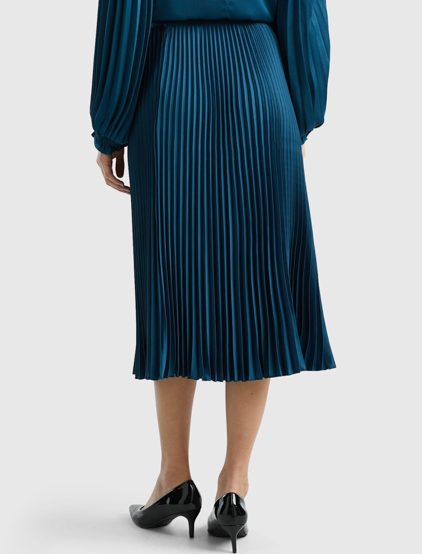 Kadın Petrol Mavisi Rahat Kesim Uzun Etek Kadın Petrol Mavisi Rahat Kesim Uzun Etek