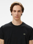 Lacoste Erkek Slim Fit Bisiklet Yaka Siyah T-Shirt Lacoste Erkek Slim Fit Bisiklet Yaka Siyah T-Shirt