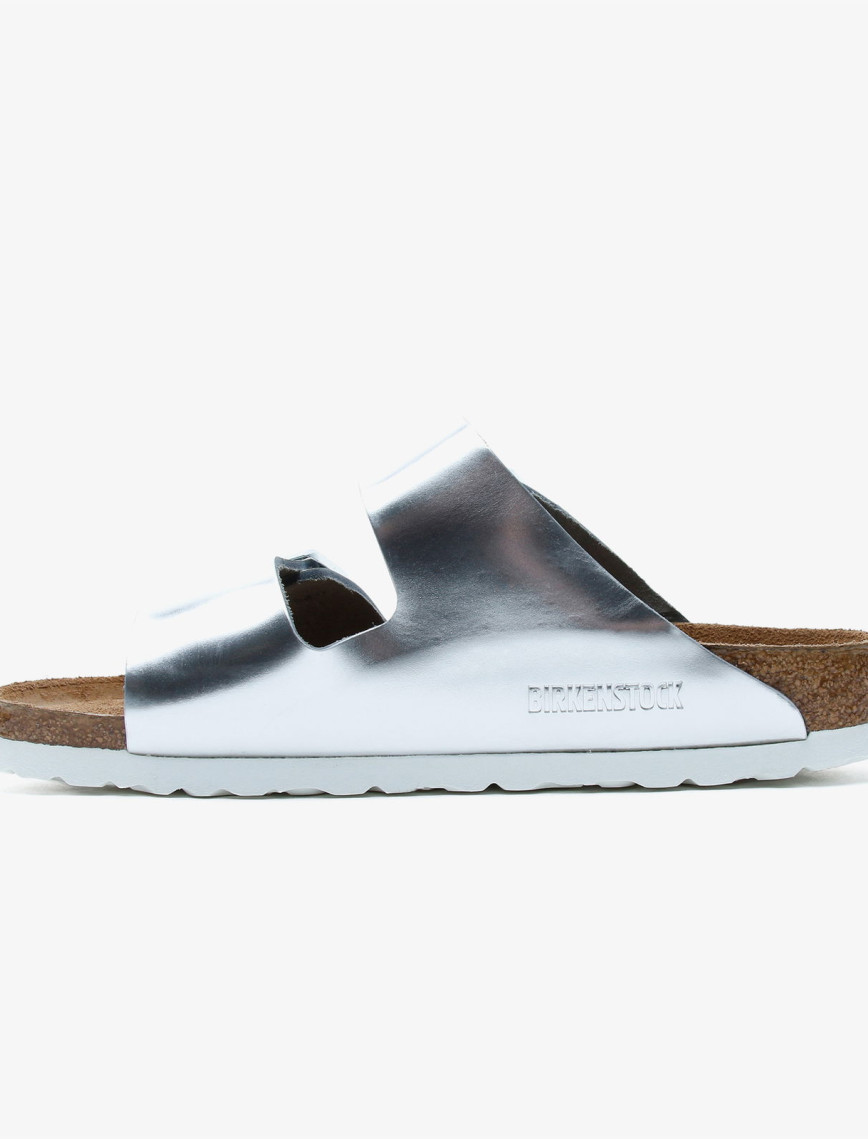 Birkenstock Arizona Kadın Metalik Gri Terlik Birkenstock Arizona Kadın Metalik Gri Terlik