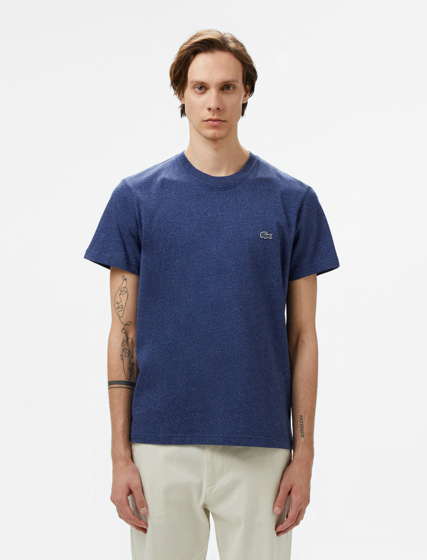 Lacoste Erkek Regular Fit Bisiklet Yaka Koyu Gri T-Shirt Lacoste Erkek Regular Fit Bisiklet Yaka Koyu Gri T-Shirt