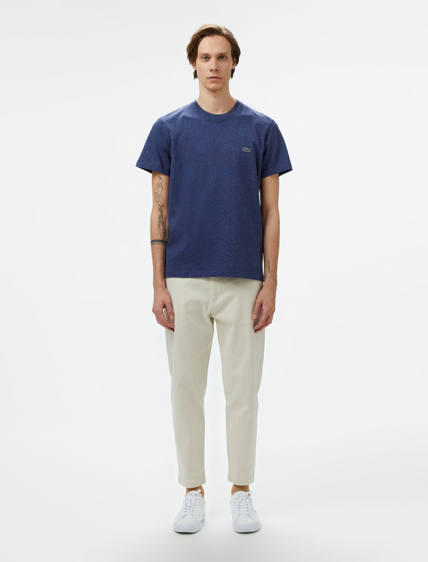 Lacoste Erkek Regular Fit Bisiklet Yaka Lacivert T-Shirt Lacoste Erkek Regular Fit Bisiklet Yaka Lacivert T-Shirt