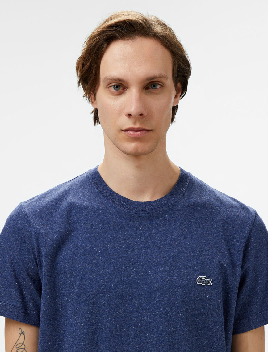 Lacoste Erkek Regular Fit Bisiklet Yaka Lacivert T-Shirt Lacoste Erkek Regular Fit Bisiklet Yaka Lacivert T-Shirt