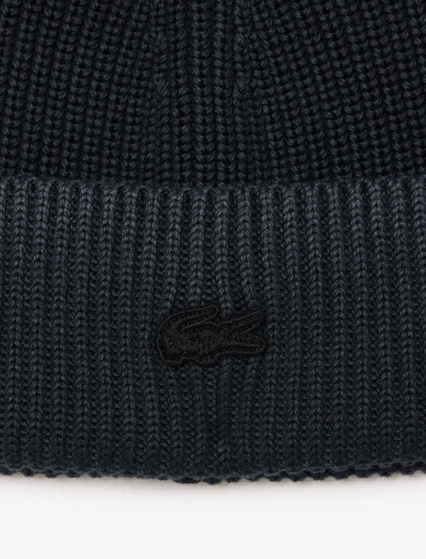 Lacoste Unisex Organik Pamuk Siyah Bere Lacoste Unisex Organik Pamuk Siyah Bere