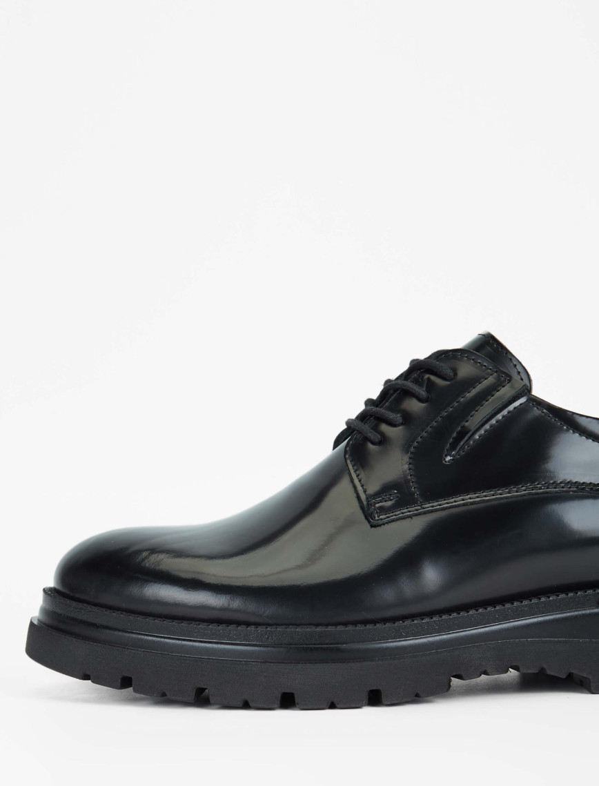 Tamer Tanca Erkek Hakiki Deri Siyah Açma Casual Ayakkabı Tamer Tanca Erkek Hakiki Deri Siyah Açma Casual Ayakkabı