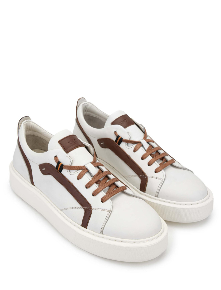 Tamer Tanca Erkek Hakiki Deri Bej Sneakers & Spor Ayakkabı