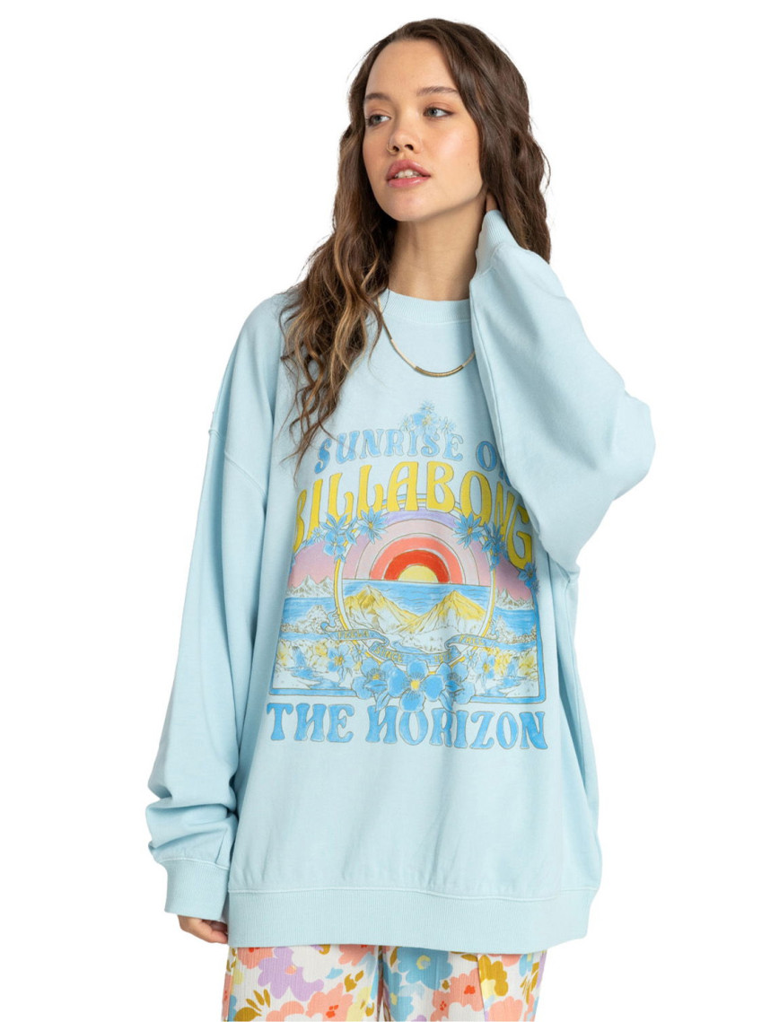 Billabong Ride In Kadın Mor Sweatshirt
