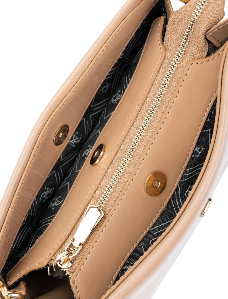 Tamer Tanca Kadın Vegan Bej Omuz Çanta Tamer Tanca Kadın Vegan Bej Omuz Çanta