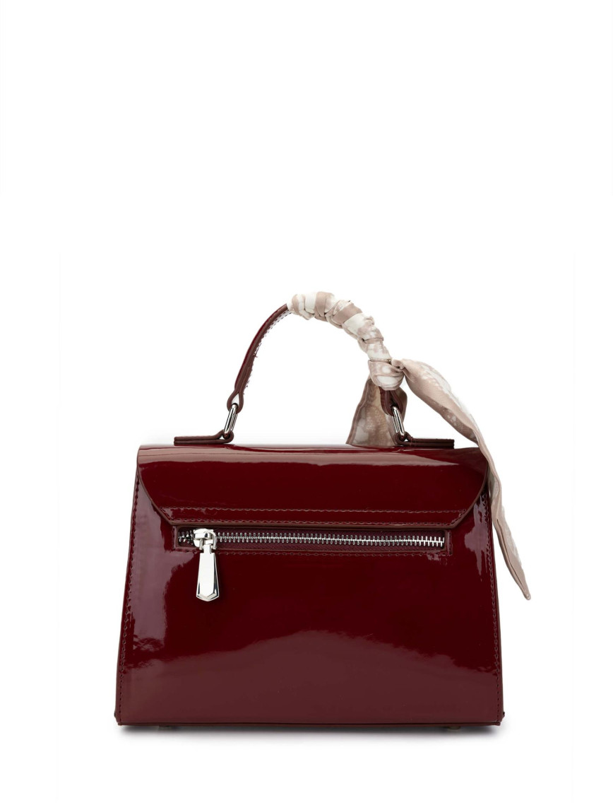 Tamer Tanca Kadın Vegan Bordo Rugan Kol Çantası Tamer Tanca Kadın Vegan Bordo Rugan Kol Çantası