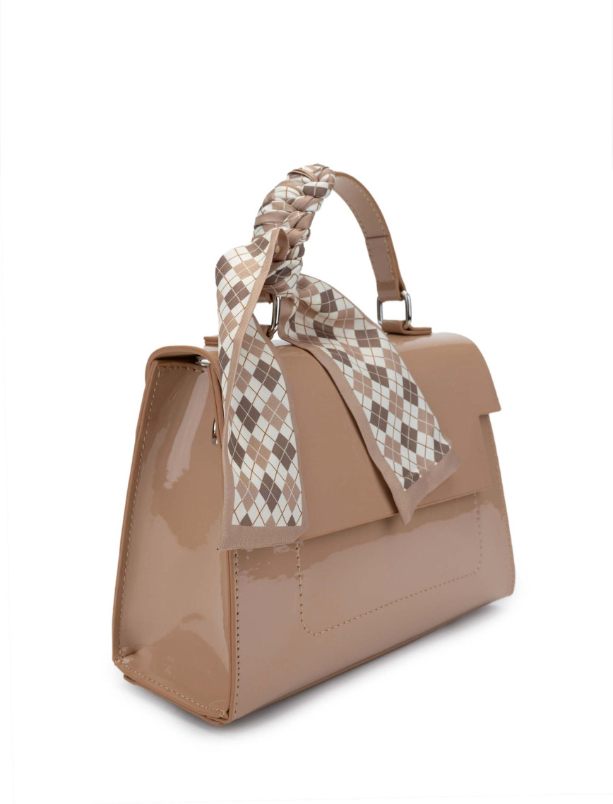 Tamer Tanca Kadın Vegan Bej Kol Çantası Tamer Tanca Kadın Vegan Bej Kol Çantası