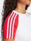 adidas Adicolor 3 Stripe Raglan Kadın Beyaz T-Shirt adidas Adicolor 3 Stripe Raglan Kadın Beyaz T-Shirt