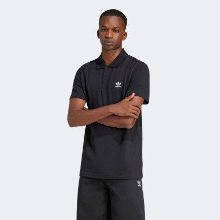 adidas Trefoil Essentials Erkek Siyah Polo T-Shirt adidas Trefoil Essentials Erkek Siyah Polo T-Shirt