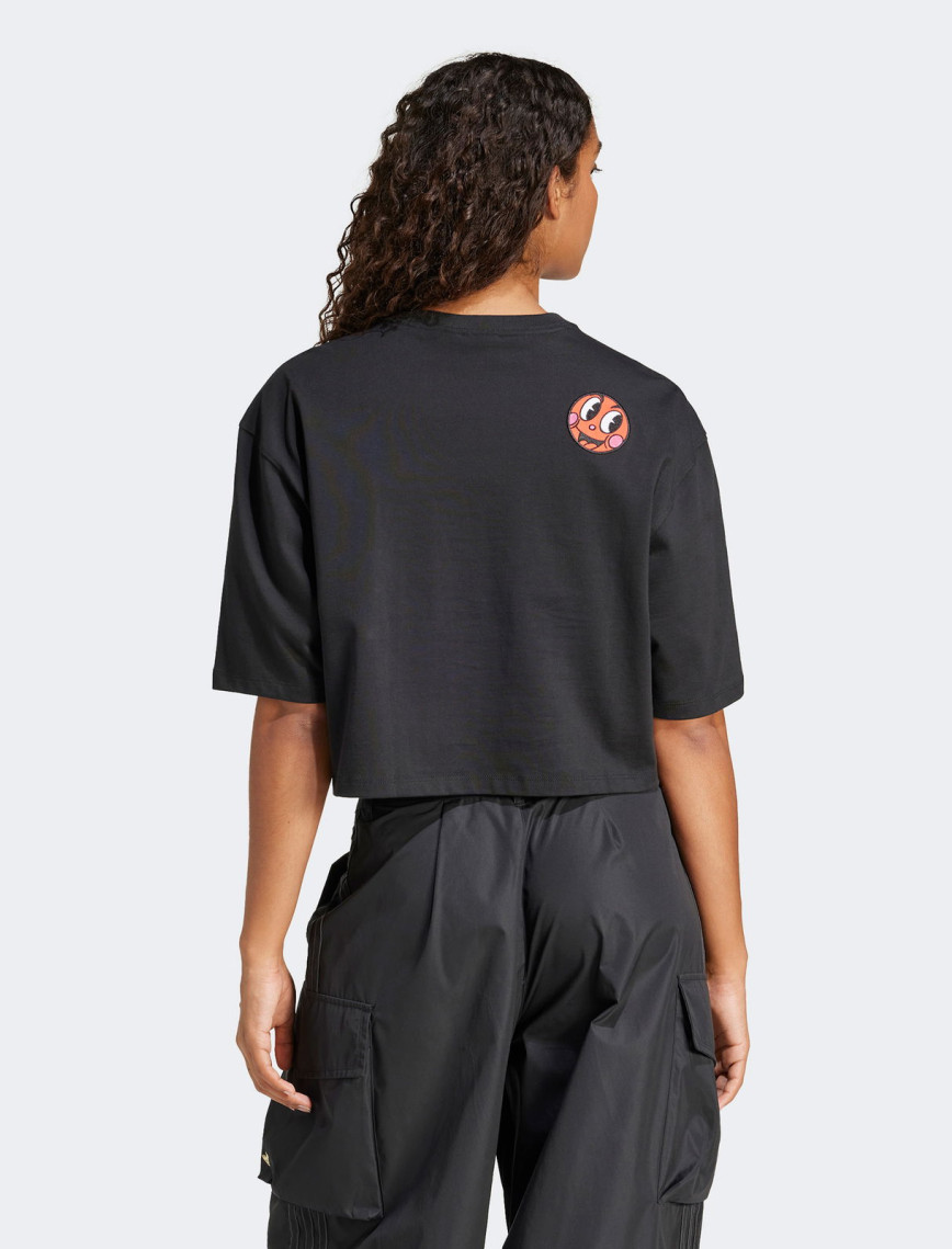 adidas Graphics Nelson Kadın Siyah T-Shirt adidas Graphics Nelson Kadın Siyah T-Shirt