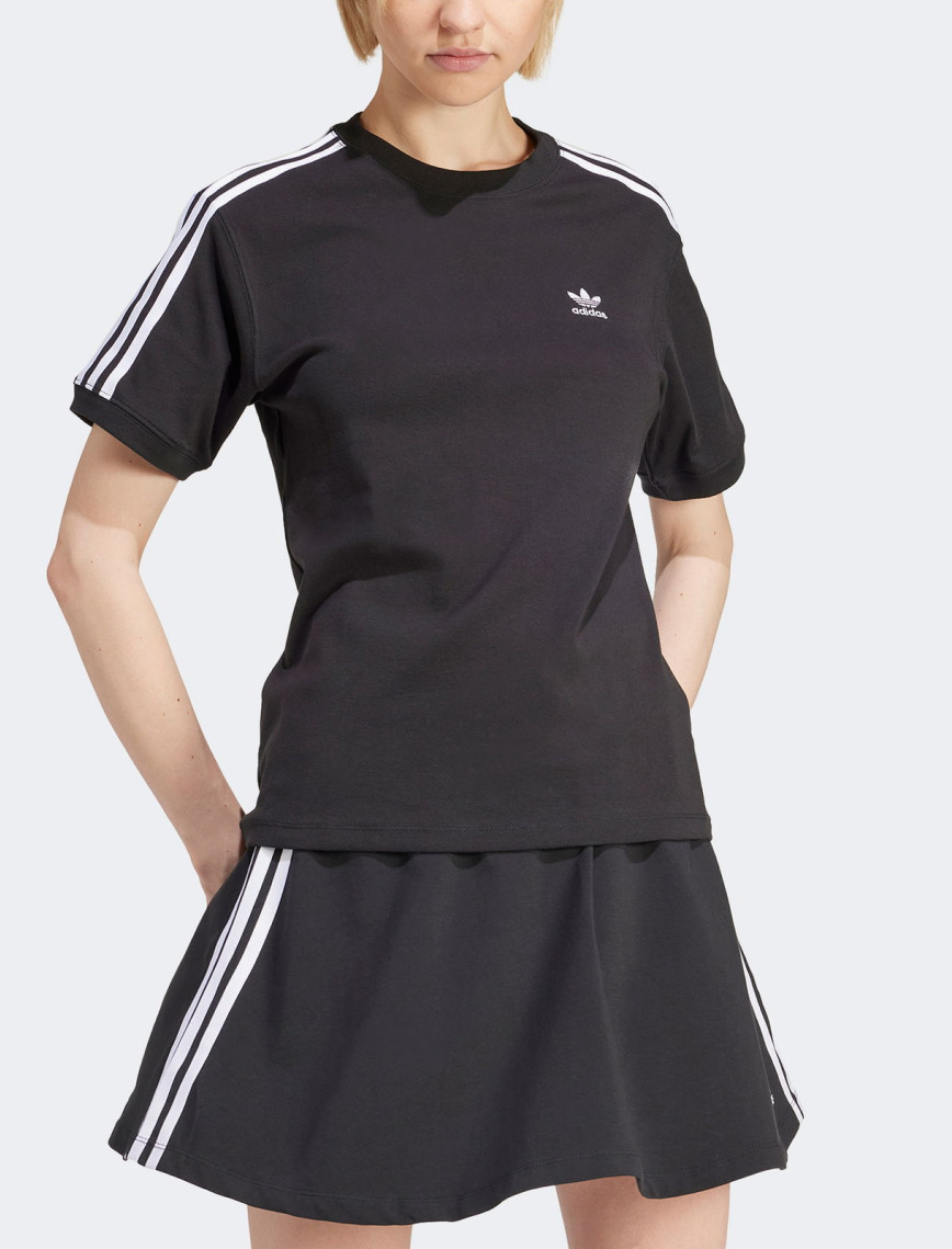 adidas 3-Stripes Baby Kadın Siyah T-Shirt adidas 3-Stripes Baby Kadın Siyah T-Shirt