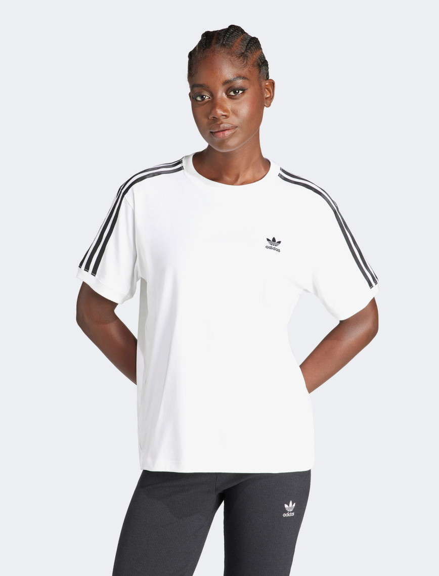adidas 3-Stripes Baby Kadın Beyaz T-Shirt adidas 3-Stripes Baby Kadın Beyaz T-Shirt