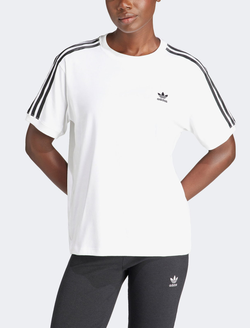 adidas 3-Stripes Baby Kadın Beyaz T-Shirt adidas 3-Stripes Baby Kadın Beyaz T-Shirt