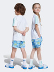 adidas Disney Lilo&Stich Çocuk Beyaz/Mavi Şort Takımı adidas Disney Lilo&Stich Çocuk Beyaz/Mavi Şort Takımı