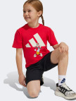 adidas Disney Goofie Çocuk Kırmızı/Siyah Şort Takımı adidas Disney Goofie Çocuk Kırmızı/Siyah Şort Takımı