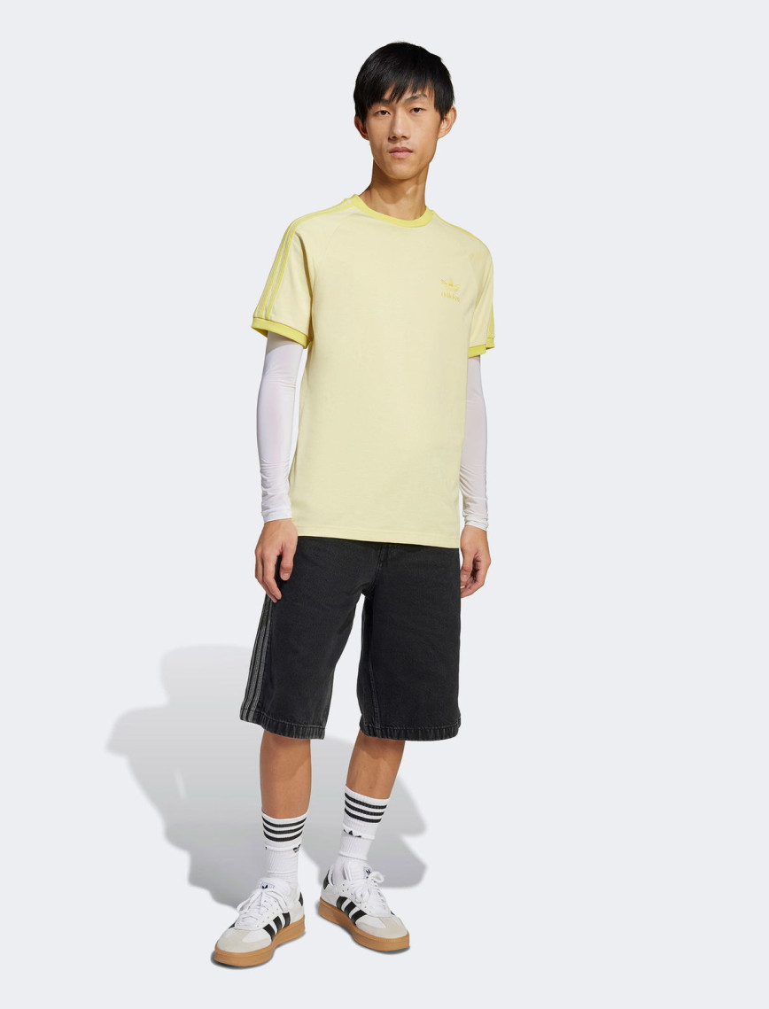 adidas Classics 3-Stripes Erkek Sarı T-Shirt adidas Classics 3-Stripes Erkek Sarı T-Shirt