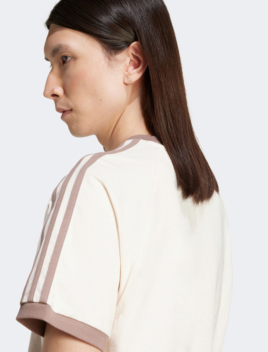 adidas Classics 3-Stripes Erkek Krem T-Shirt adidas Classics 3-Stripes Erkek Krem T-Shirt