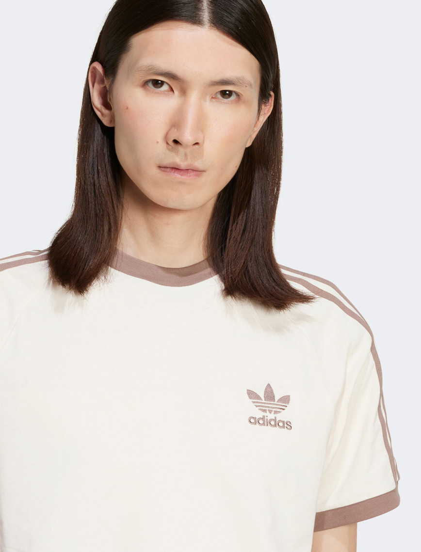 adidas Classics 3-Stripes Erkek Krem T-Shirt adidas Classics 3-Stripes Erkek Krem T-Shirt