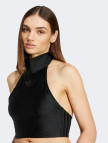 adidas Halterneck Crop Kadın Siyah Kolsuz T-Shirt adidas Halterneck Crop Kadın Siyah Kolsuz T-Shirt