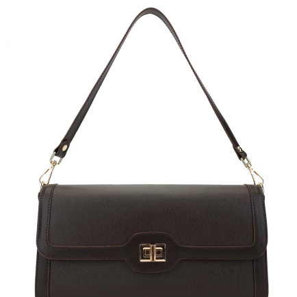 Tamer Tanca Kadın Vegan Kahverengi Omuz Çanta