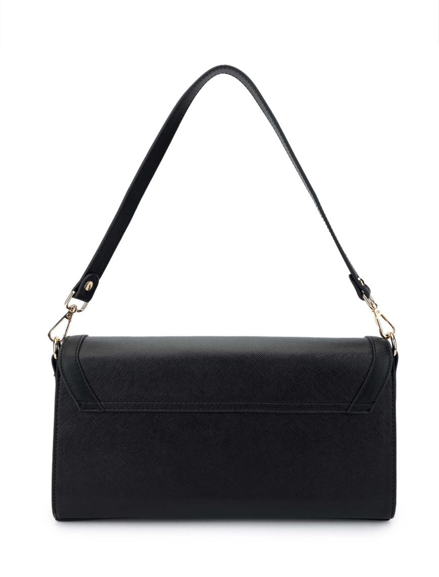 Tamer Tanca Kadın Vegan Siyah Omuz Çanta Tamer Tanca Kadın Vegan Siyah Omuz Çanta
