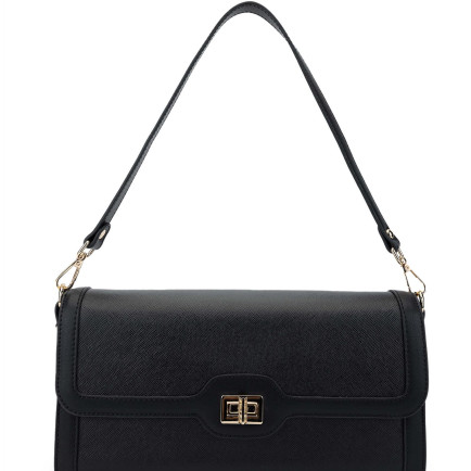 Tamer Tanca Kadın Vegan Siyah Omuz Çanta