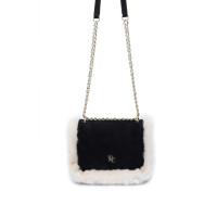 Tamer Tanca Kadın Hakiki Deri Siyah Nubuk Omuz Çanta