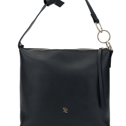 Tamer Tanca Kadın Hakiki Deri Siyah Floter Omuz Çanta Tamer Tanca Kadın Hakiki Deri Siyah Floter Omuz Çanta