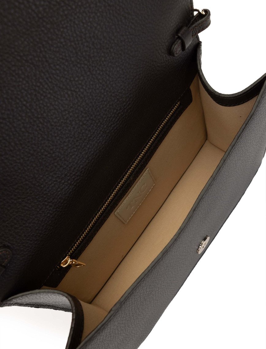 Tamer Tanca Kadın Hakiki Deri Kahverengi Omuz Çanta