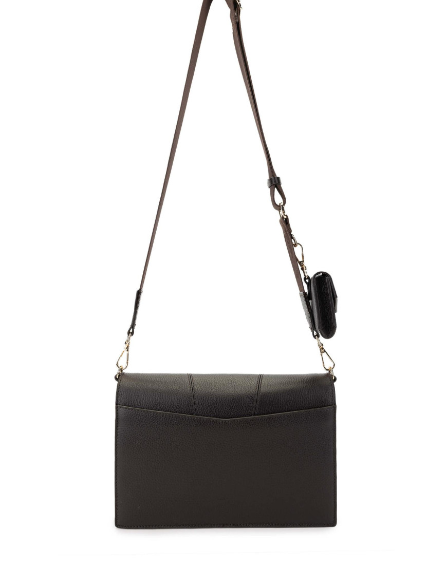 Tamer Tanca Kadın Hakiki Deri Kahverengi Omuz Çanta