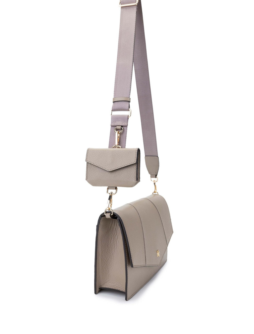 Tamer Tanca Kadın Hakiki Deri Vizon Floter Omuz Çanta