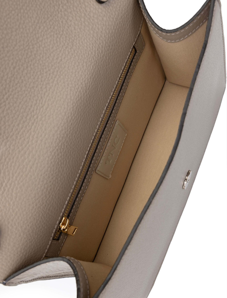 Tamer Tanca Kadın Hakiki Deri Vizon Floter Omuz Çanta