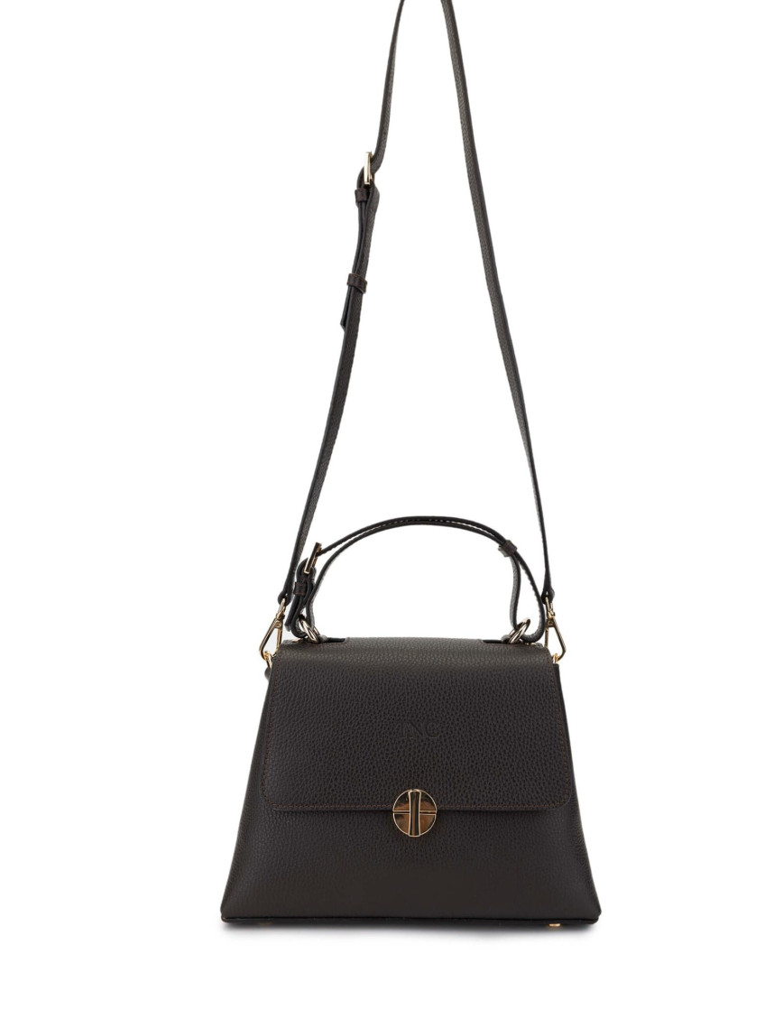 Tamer Tanca Kadın Hakiki Deri Kahverengi Omuz Çanta