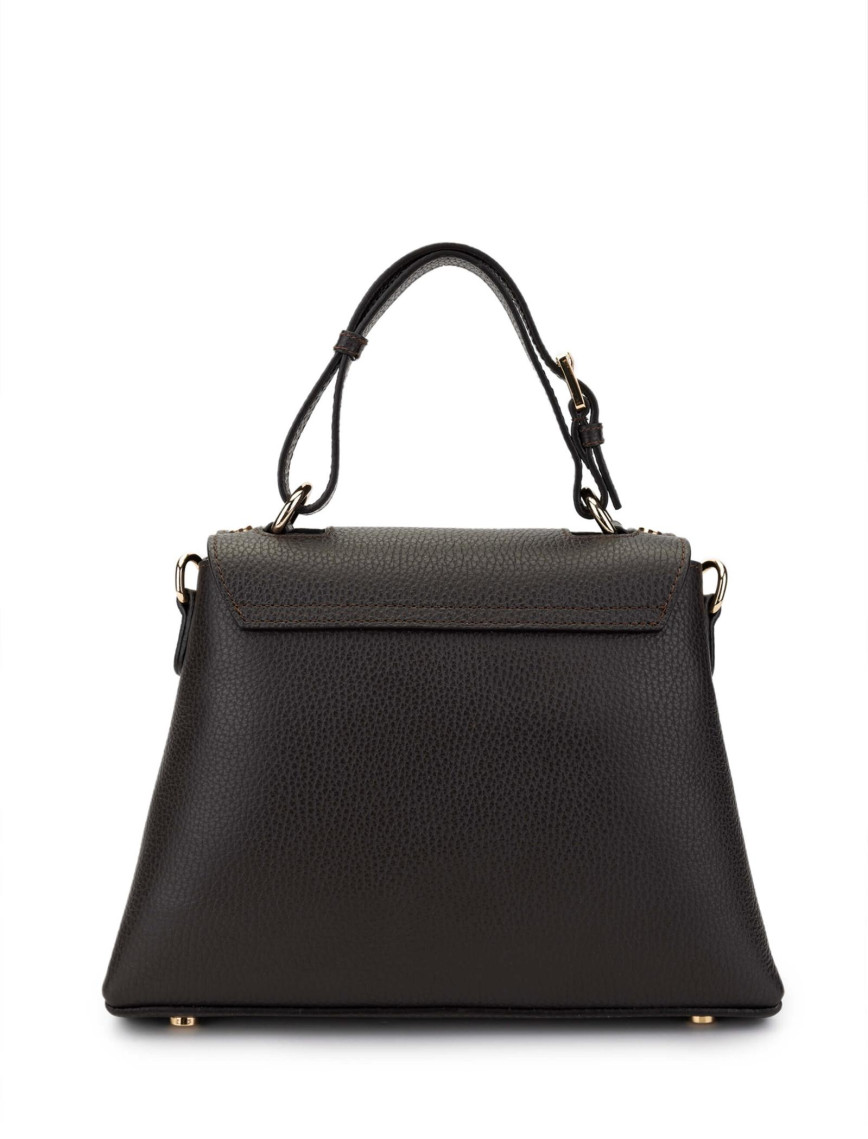 Tamer Tanca Kadın Hakiki Deri Kahverengi Omuz Çanta