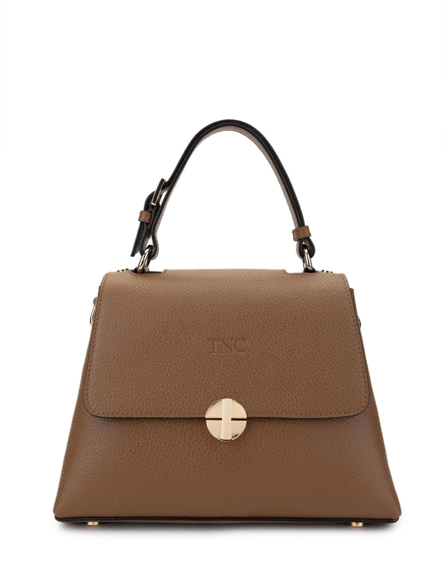 Tamer Tanca Kadın Hakiki Deri Kahverengi Omuz Çanta