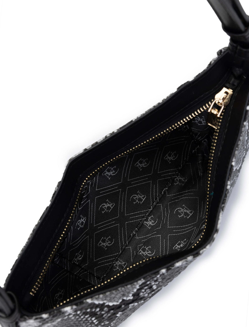 Tamer Tanca Kadın Vegan Siyah Omuz Çanta Tamer Tanca Kadın Vegan Siyah Omuz Çanta