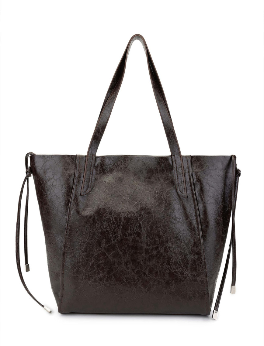 Tamer Tanca Kadın Vegan Kahverengi Omuz Çanta Tamer Tanca Kadın Vegan Kahverengi Omuz Çanta