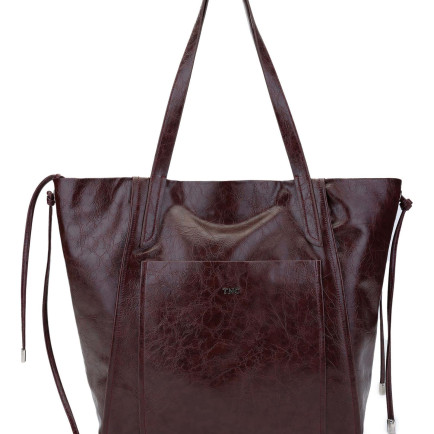 Tamer Tanca Kadın Vegan Bordo Omuz Çanta