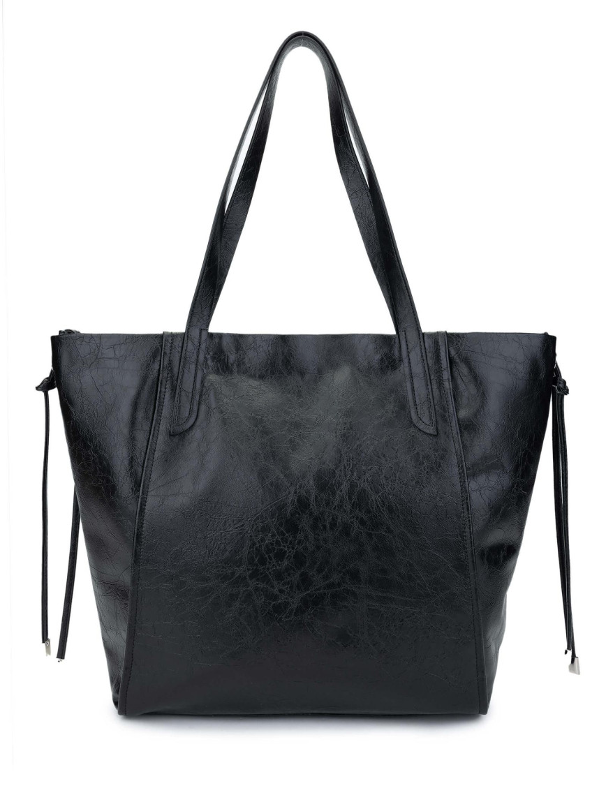 Tamer Tanca Kadın Vegan Siyah Omuz Çanta Tamer Tanca Kadın Vegan Siyah Omuz Çanta