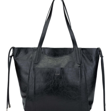 Tamer Tanca Kadın Vegan Siyah Omuz Çanta