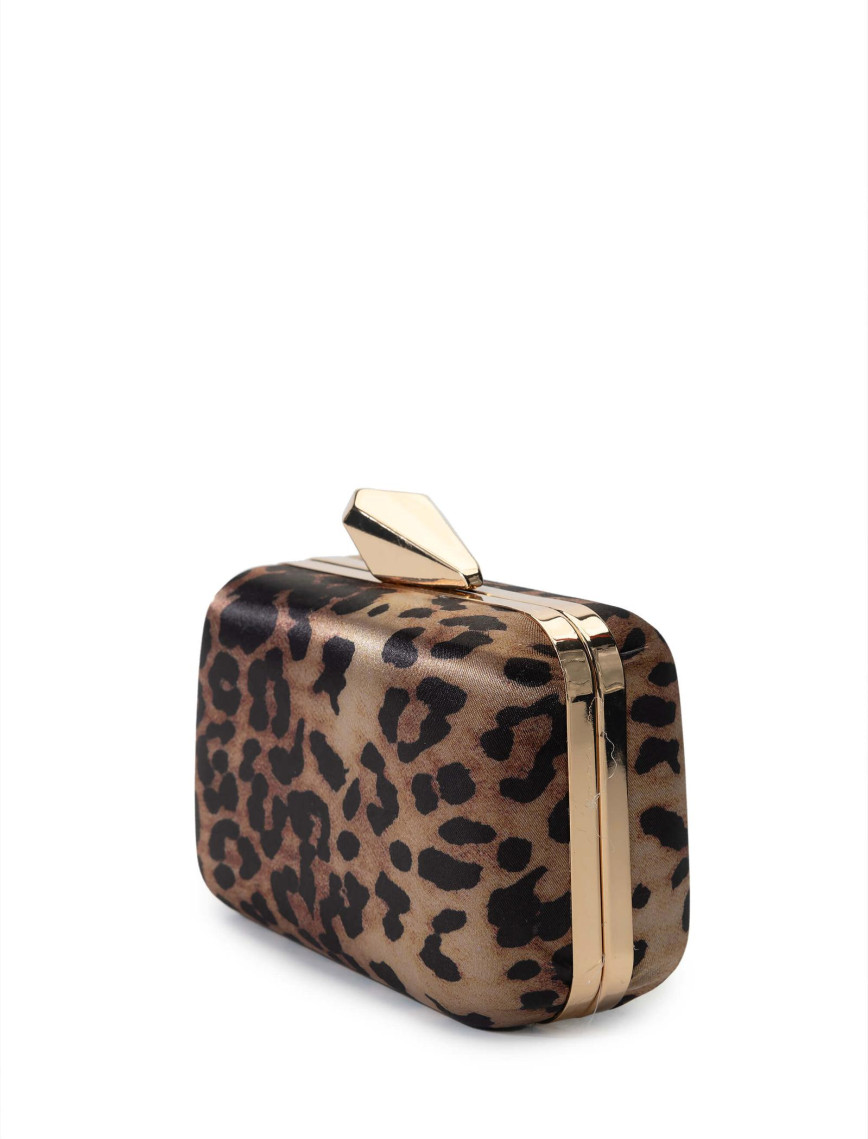 Tamer Tanca Kadın Vegan Leopar El Çantası