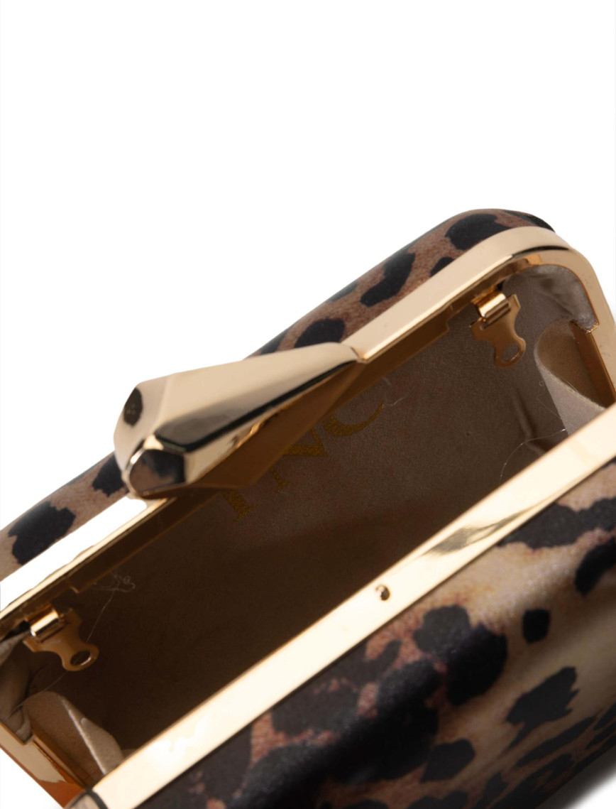 Tamer Tanca Kadın Vegan Leopar El Çantası