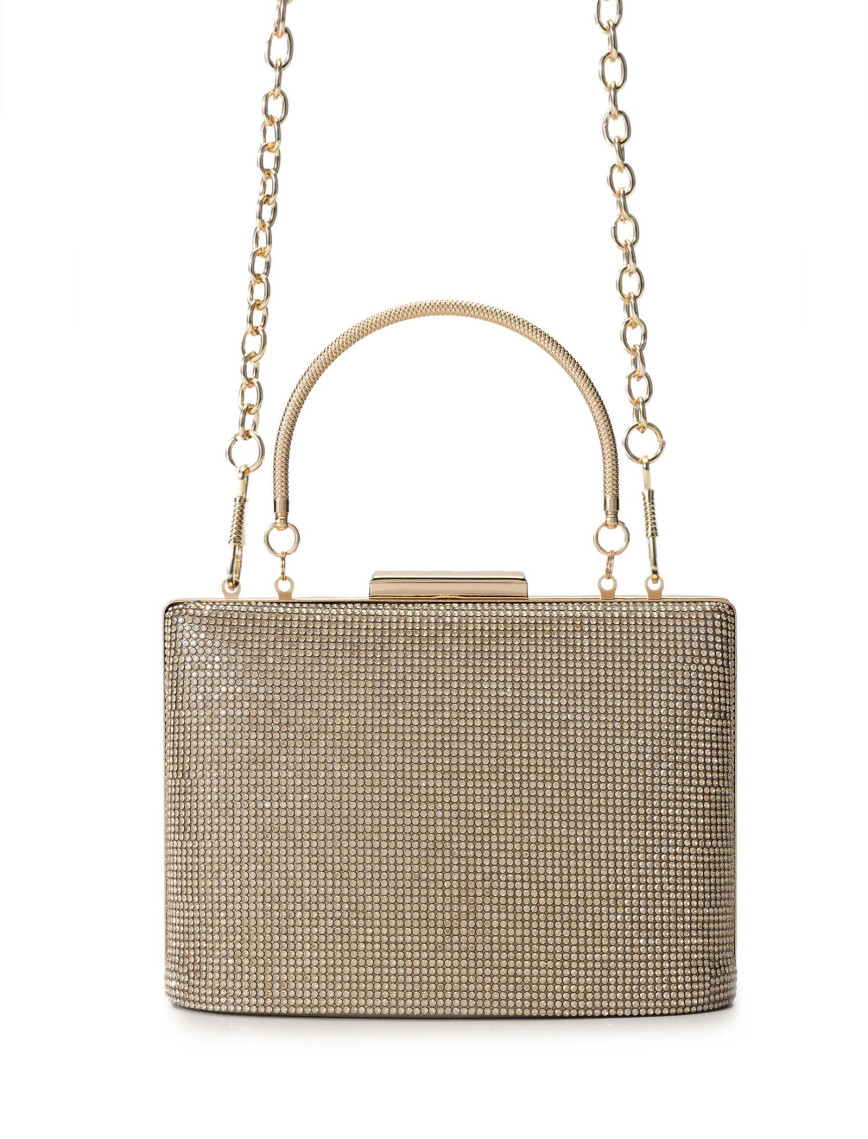 Tamer Tanca Kadın Vegan Gold El Çantası