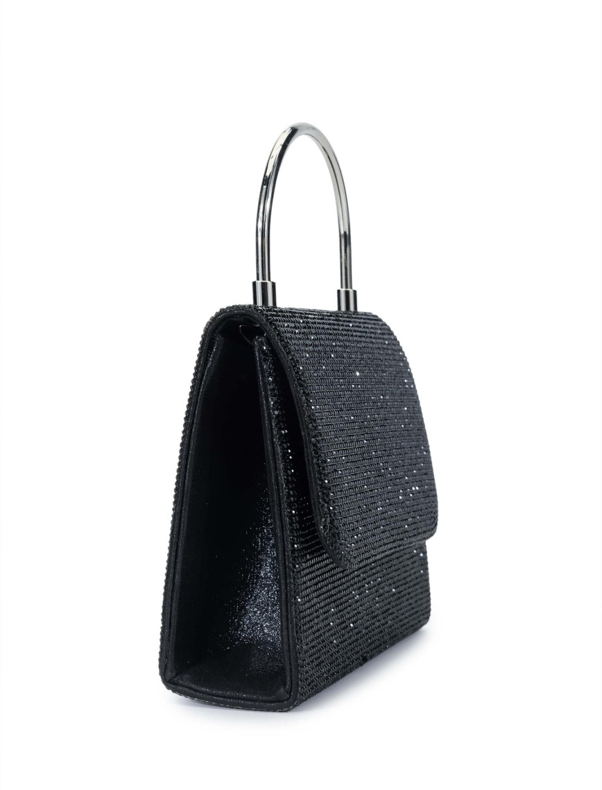 Tamer Tanca Kadın Vegan Siyah El Çantası Tamer Tanca Kadın Vegan Siyah El Çantası