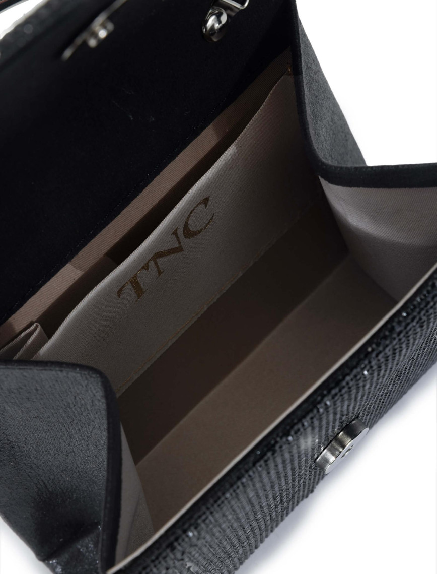 Tamer Tanca Kadın Vegan Siyah El Çantası Tamer Tanca Kadın Vegan Siyah El Çantası