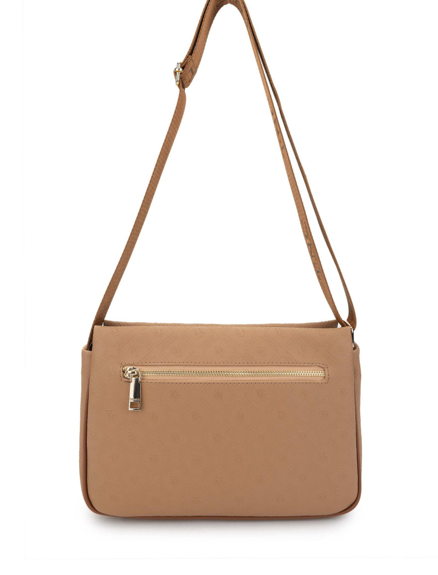 Tamer Tanca Kadın Vegan Bej Postacı Çanta Tamer Tanca Kadın Vegan Bej Postacı Çanta