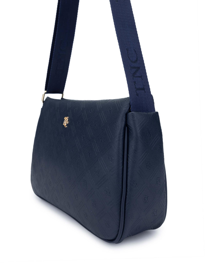 Tamer Tanca Kadın Vegan Lacivert Postacı Çanta Tamer Tanca Kadın Vegan Lacivert Postacı Çanta